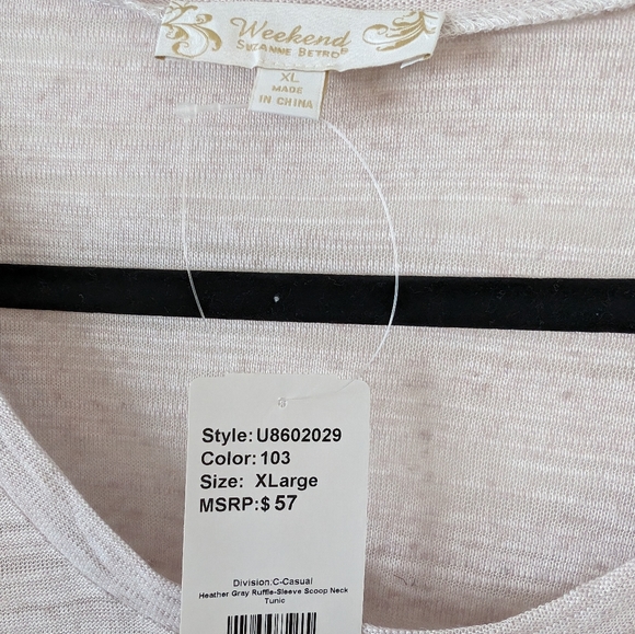 Women's Lot of Four Shirts- Weekend by Suzanne Beatro Brand- Size XL - Picture 16 of 16